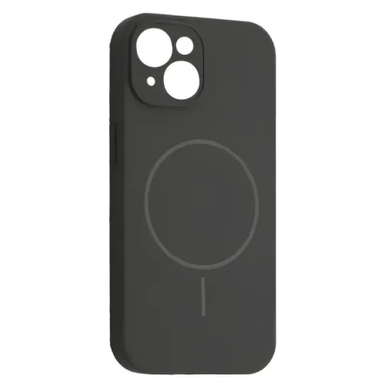 Чохли iPhone Silicone Case Full Camera MagSafe iPhone 15 Charcoal Grey