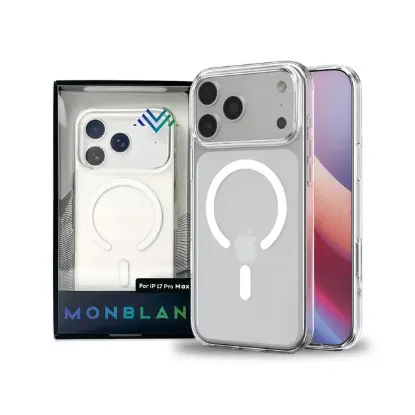 Чохли iPhone Monblan iPhone 17 Pro Magnetic Matte Transparent