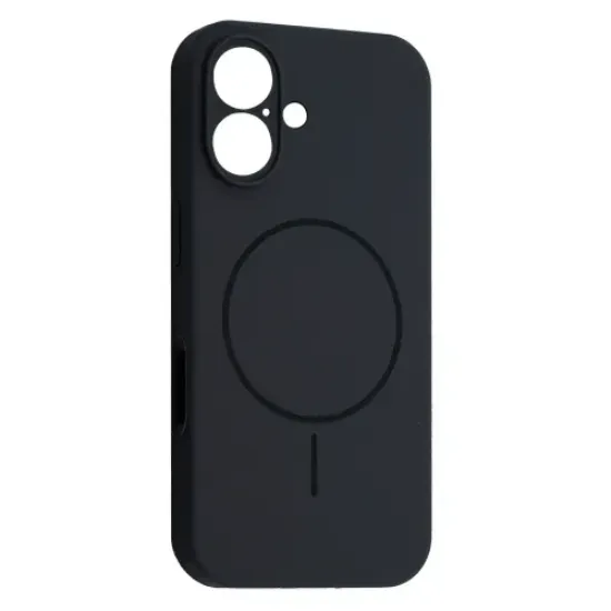 Чохли iPhone Silicone Case Full Camera MagSafe iPhone 16 Midnight Blue