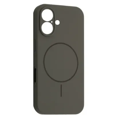 Чохли iPhone Silicone Case Full Camera MagSafe iPhone 16 Pebble