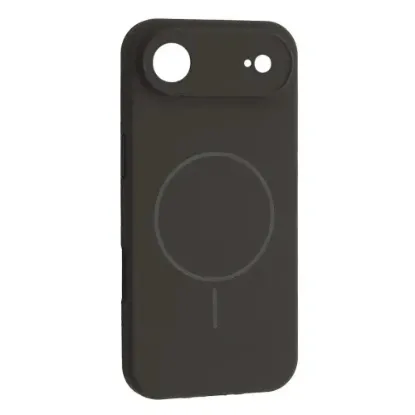 Чохли iPhone Silicone Case Full Camera MagSafe iPhone 17 Air Charcoal Grey Black