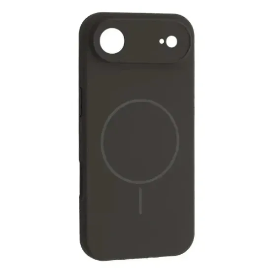 Чохли iPhone Silicone Case Full Camera MagSafe iPhone 17 Air Charcoal Grey Black