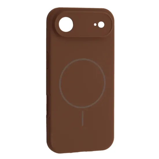 Чохли iPhone Silicone Case Full Camera MagSafe iPhone 17 Air New Brown