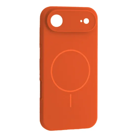 Чохли iPhone Silicone Case Full Camera MagSafe iPhone 17 Air Orange