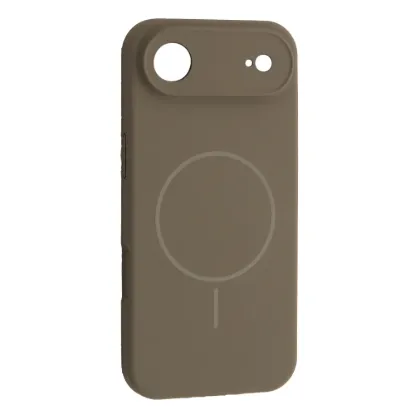Чохли iPhone Silicone Case Full Camera MagSafe iPhone 17 Air Titanium Gray