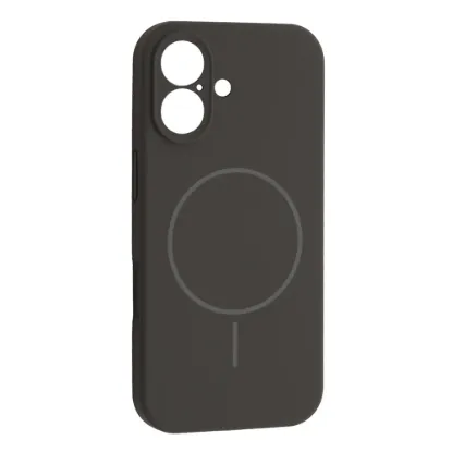 Чохли iPhone Silicone Case Full Camera MagSafe iPhone 17 Charcoal Grey Black