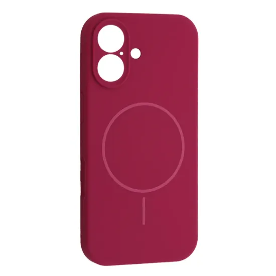 Чохли iPhone Silicone Case Full Camera MagSafe iPhone 17 Manyue Red