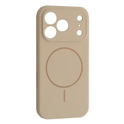 Чохли iPhone Silicone Case Full Camera MagSafe iPhone 17 Pro Antigue White