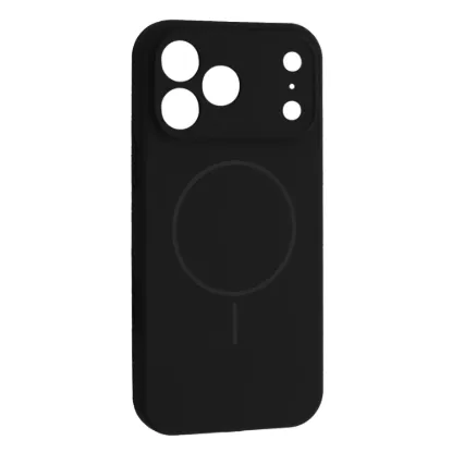 Чохли iPhone Silicone Case Full Camera MagSafe iPhone 17 Pro Black
