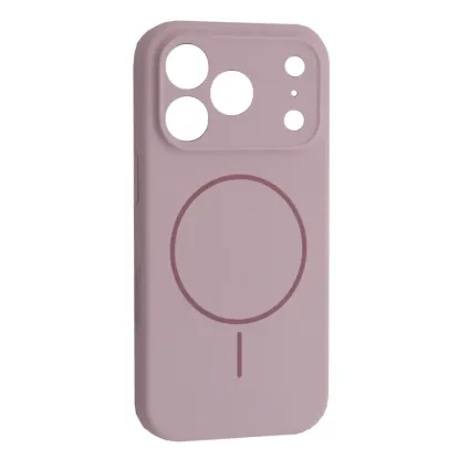 Чохли iPhone Silicone Case Full Camera MagSafe iPhone 17 Pro Max Purple Lilac