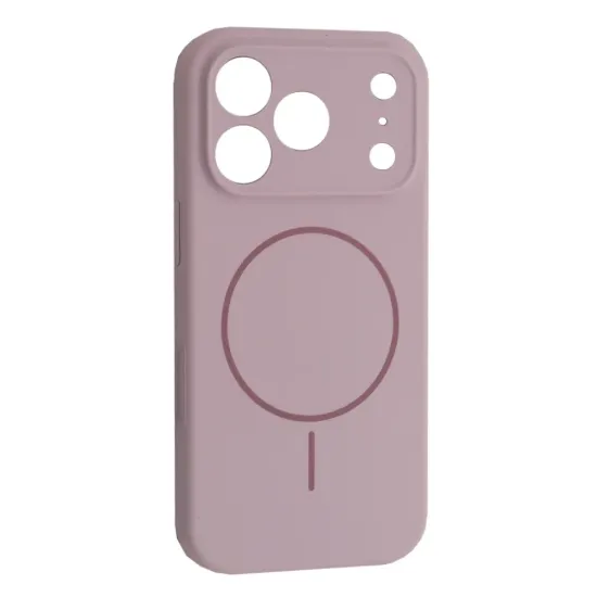 Чохли iPhone Silicone Case Full Camera MagSafe iPhone 17 Pro Max Purple Lilac