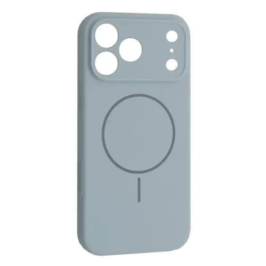 Чохли iPhone Silicone Case Full Camera MagSafe iPhone 17 Pro Max Sky Blue