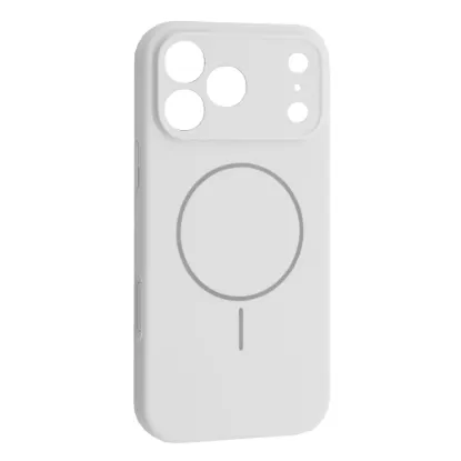 Чохли iPhone Silicone Case Full Camera MagSafe iPhone 17 Pro White