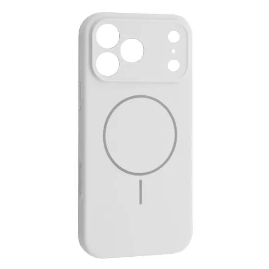 Чохли iPhone Silicone Case Full Camera MagSafe iPhone 17 Pro White