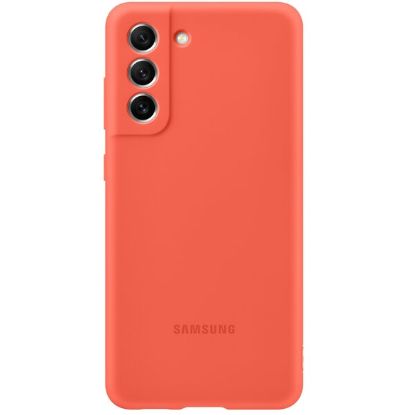 Чохол Samsung Silicone Cover S21 FE 5G EF-PG990TPEGRU Dark Coral