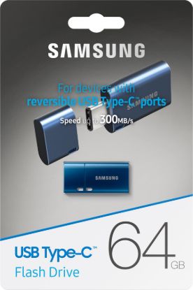 USB накопичувачі Samsung 64GB Flash Drive MUF-64DA/APC Type-C Blue