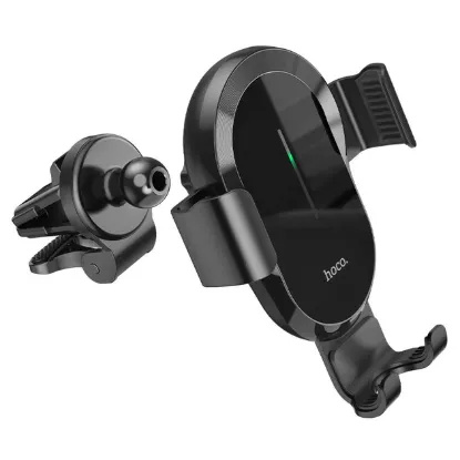 Автотримачі HOCO CA105 Wireless Charging Black