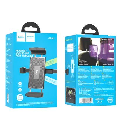 Автотримачі HOCO CA121 Prospering headrest car holder for tablets Black