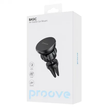 Автотримачі Proove Basic Air Outlet Car Mount Black