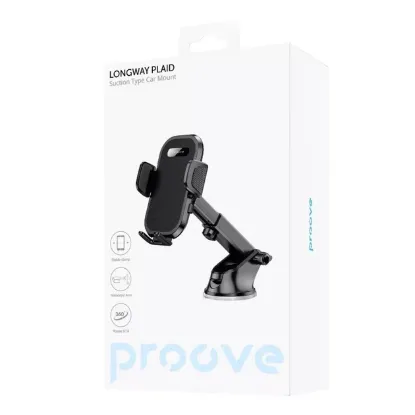 Автотримачі Proove Longway Plaid Suction Type Car Mount Black
