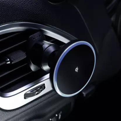 Автотримачі Proove Uno 15W Car Mount with Wireless Charger Black