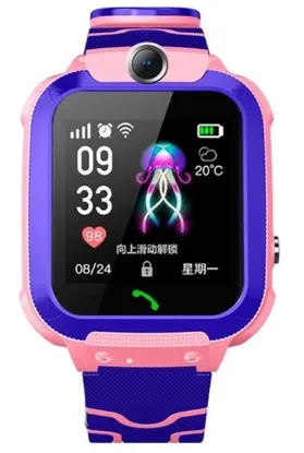 Дитячий годинник з GPS трекером XO H100 Smart Watch Pink