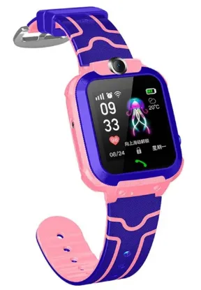 Дитячий годинник з GPS трекером XO H100 Smart Watch Pink