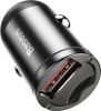 Зарядка 12V Baseus Tiny Star Mini 30W USB Gray