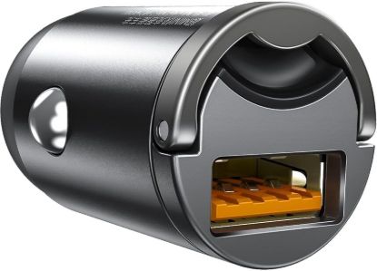 Зарядка 12V Baseus Tiny Star Mini 30W USB Gray