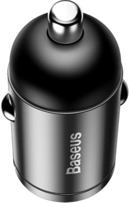 Зарядка 12V Baseus Tiny Star Mini 30W USB Gray