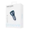 Зарядка 12V Proove Super Charge 130W 2 Type-C + USB Metal Grey