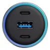 Зарядка 12V Proove Super Charge 130W 2 Type-C + USB Metal Grey
