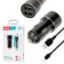 Зарядка 12V XO TZ09 2.4A 12W 1.0m 2USB + Lightning Cable Black