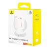 Зарядка 220V Baseus Cube Fast Charger C+U 30W White