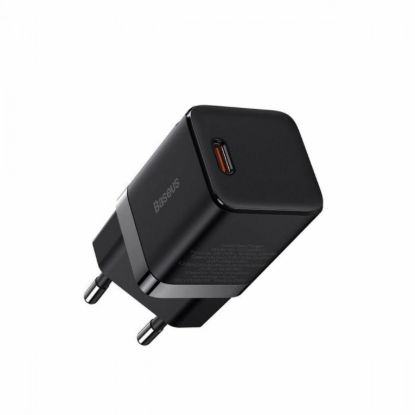 Зарядка 220V Baseus GaN5 Fast Charger (mini) 1C 20W EU Black