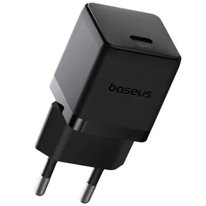 Зарядка 220V Baseus Palm Fast Charger 1C 20W EU Black