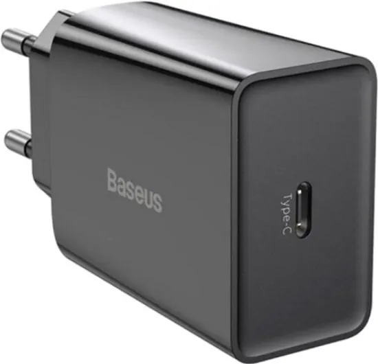 Зарядка 220V Baseus Speed Mini Quick Charger 1C 20W EU CCFS-SN01 Black
