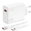Зарядка 220V Earldom EU47 67W/USB + Type-C Cable White