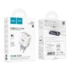 Зарядка 220V HOCO C137A PD45W/QC3.0/2xType-C White