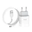 Зарядка 220V HOCO C72A 1USB/2.1A + Type-C Cable White