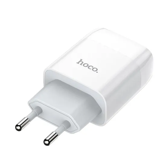 Зарядка 220V HOCO C73A 2.4A 2xUSB White