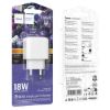 Зарядка 220V HOCO C97A PD20W/QC3.0/1xUSB/1xType-C White