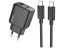 Зарядка 220V HOCO CS23A 30W/PD30W/QC3.0/1xUSB/1xType-C + C-C Cable Black