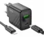 Зарядка 220V HOCO CS23A 30W/PD30W/QC3.0/1xUSB/1xType-C + C-L Cable Black