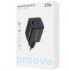 Зарядка 220V Proove Pocket Gan Plus Type-C + USB 25W Black