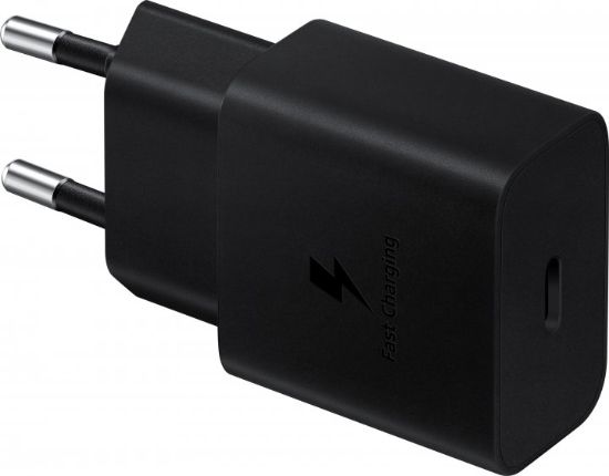 Зарядка 220V Samsung 15W PD Power Adapter Compact Design / USB-C Port EP-T1510NBEGRU Black