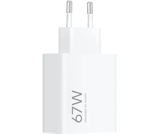 Зарядка 220V Xiaomi 67W HyperCharge Power Adapter Type-A (BHR07SKEU) White 1130132
