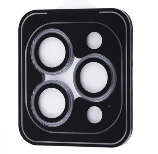 Захисне скло на камеру Full Glue iPhone 15 Pro / 15 Pro Max Black