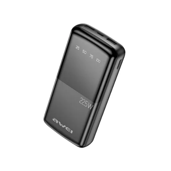 Зовнішні батареї Awei 20000mAh 22.5W P13K Black