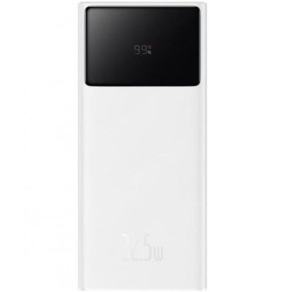 Зовнішні батареї Baseus 30000mAh 22.5W Star-Lord Digital Display Fast Charge White